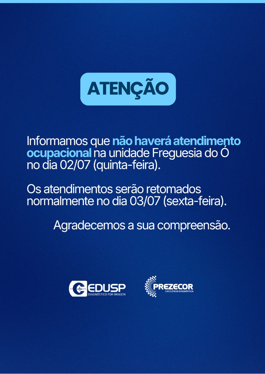 Sem atendimento ocupacional no dia 2 de julho de 2026